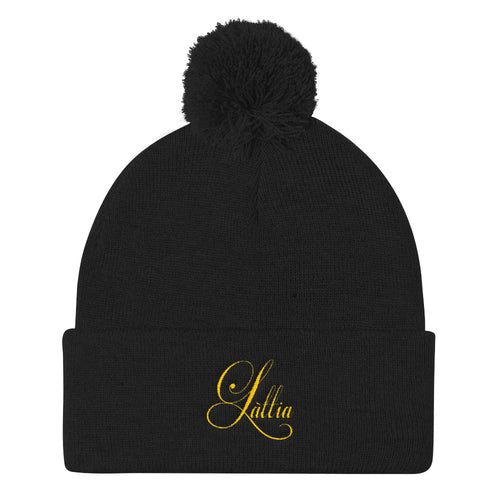 Làttia Gold Collection Pom Pom Knit Cap